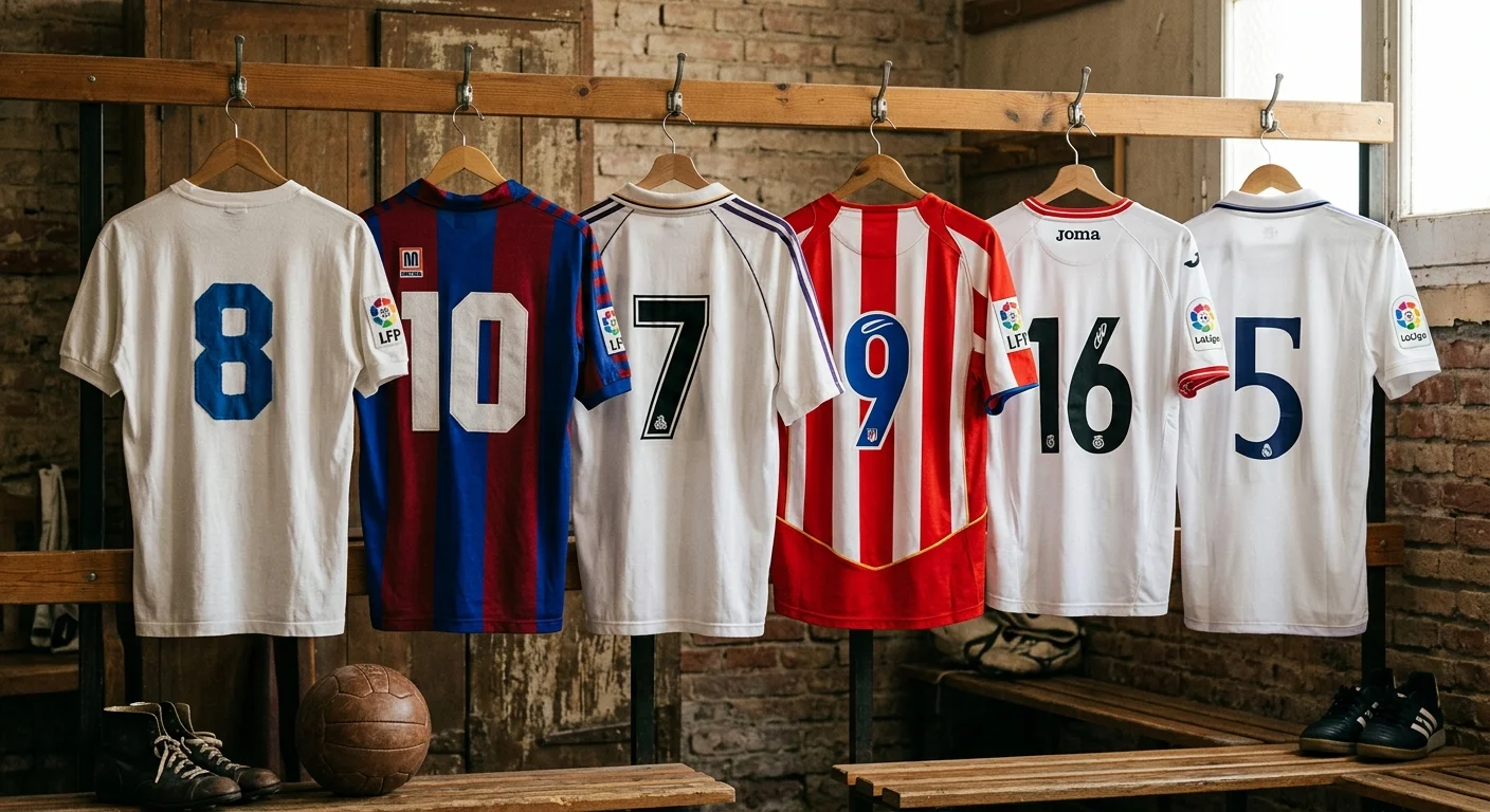 tipografía de dorsales de LaLiga