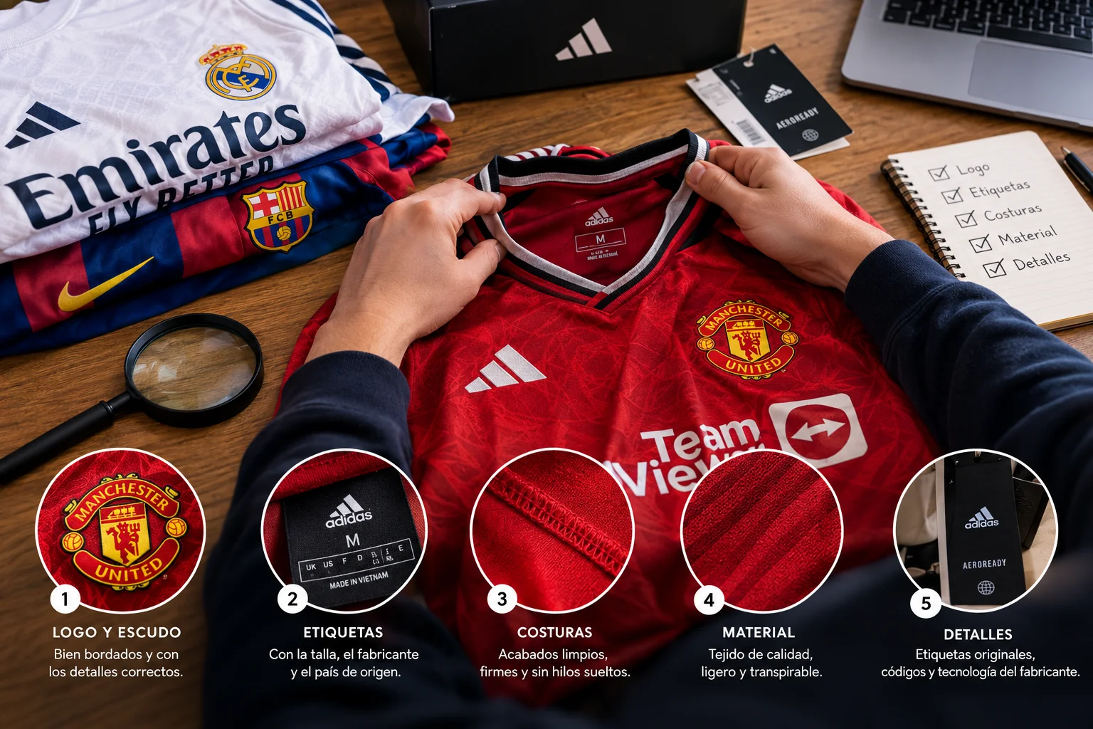 camisetas de fútbol
