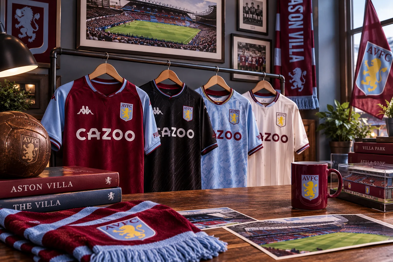 camisetas del aston villa