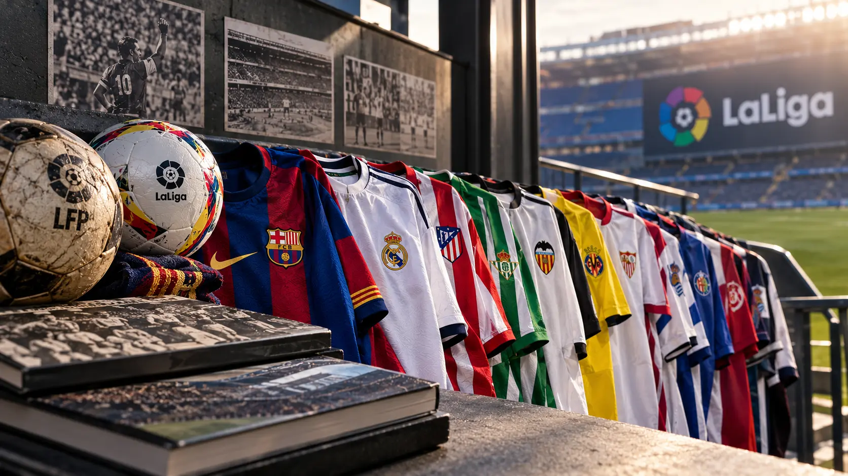 historia de las camisetas de LaLiga